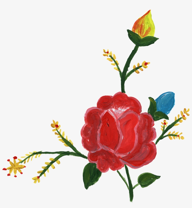 9 Flower Corner Png Transpa Onlygfx - Floral Corner Frame Png, transparent png