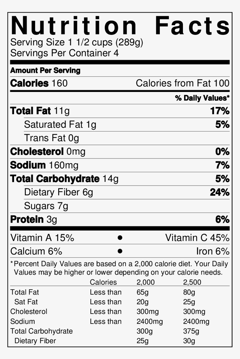 Print Recipe View Nutrition Facts - Kakado Plum Co Natures Highest Vitamin C Super Food, transparent png