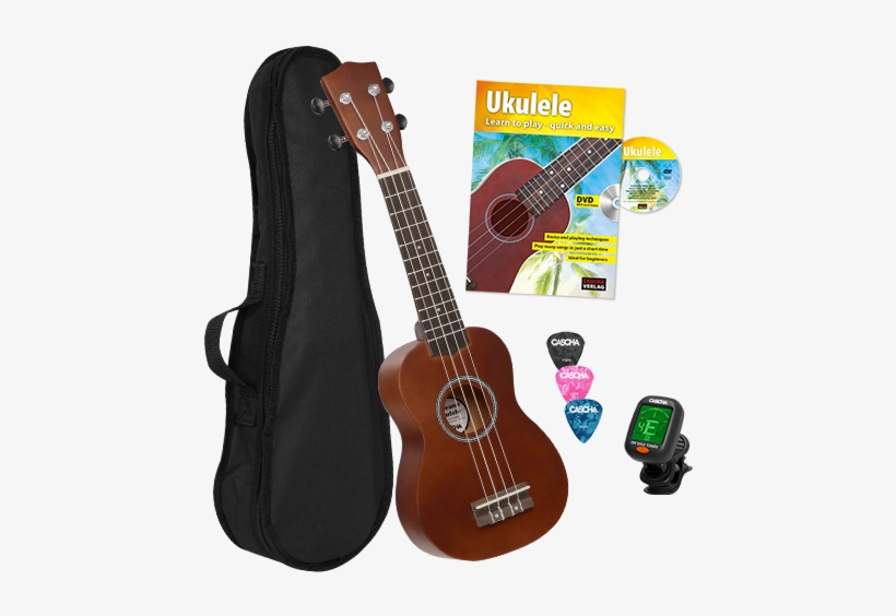 Soprano Ukulele Bundle - Cascha Soprano Ukulele Set, transparent png