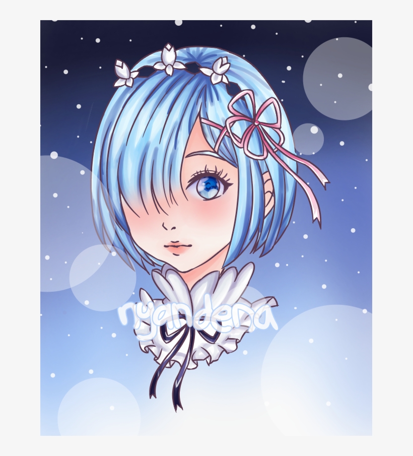 Rem From Re Zero - Anime, transparent png