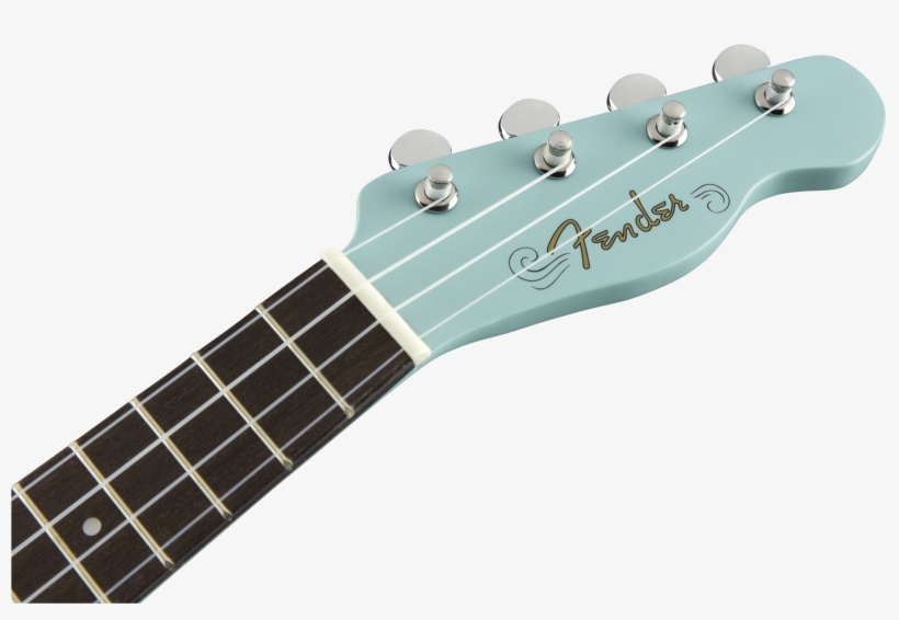 Fender Venice Soprano Ukulele Daphne Blue 03 - Fender Malibu Player Arg, transparent png