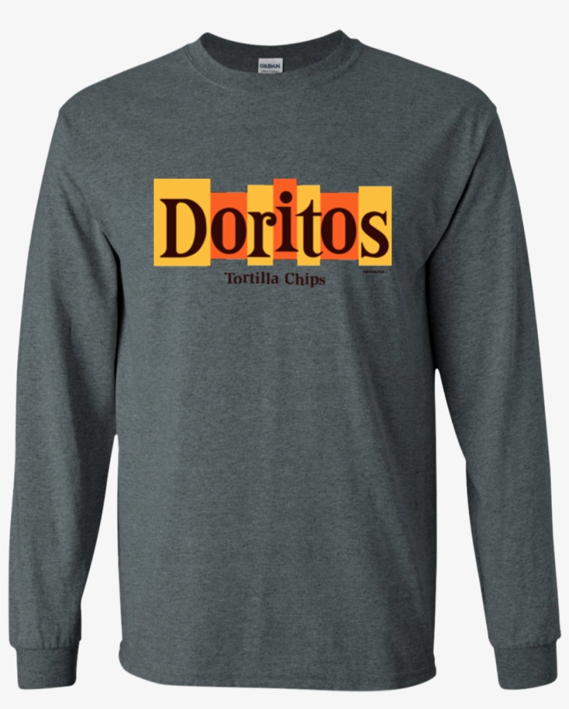 Doritos Tortilla Chips Cheese Munchies G240 Gildan - Shirt, transparent png