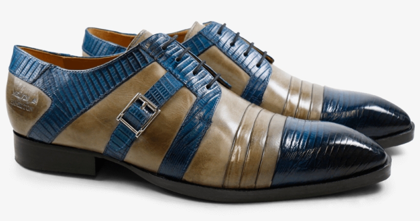 Derby Shoes Ricky 2 Guana Mid Blue Crust Smog Ls - Derbies Melvin & Hamilton Ricky 2 Guana Mid Blue, transparent png