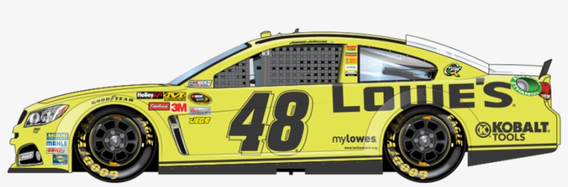 Nascar Png File - Jimmie Johnson Daytona Yellow, transparent png