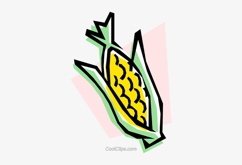 Corn On The Cob Royalty Free Vector Clip Art Illustration, transparent png