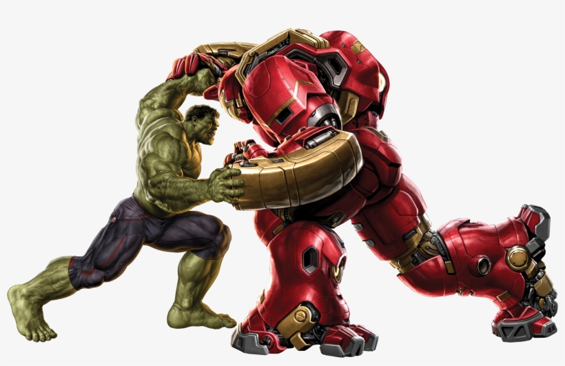 Aou Hulkbuster Vs Hulk 01 - Hulk Vs Hulkbuster, transparent png