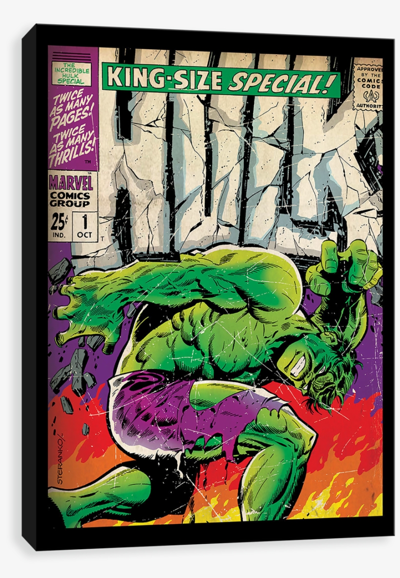 King Size Hulk - Stan Lee Hulk Comic, transparent png