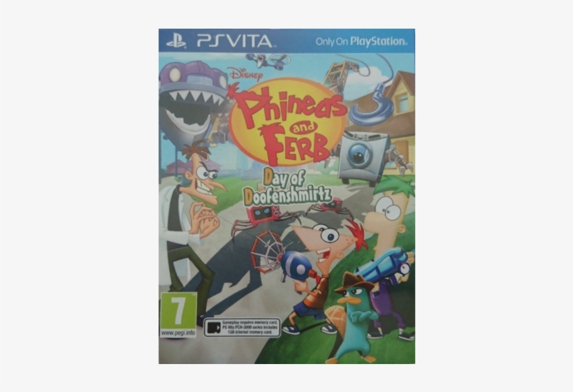 Disney's Phineas And Ferb - Phineas And Ferb Day Of Doofenshmirtz Ps Vita, transparent png
