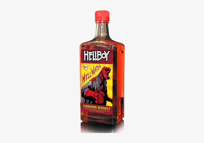 "hell Water" Cinnamon Whisky - Hellboy Whiskey, transparent png