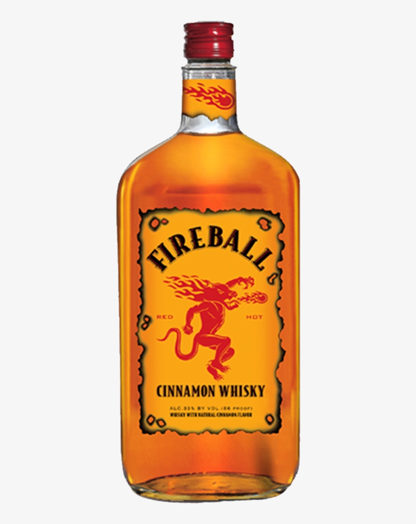 Fireball Cinnamon Whiskey 1.75 L, transparent png