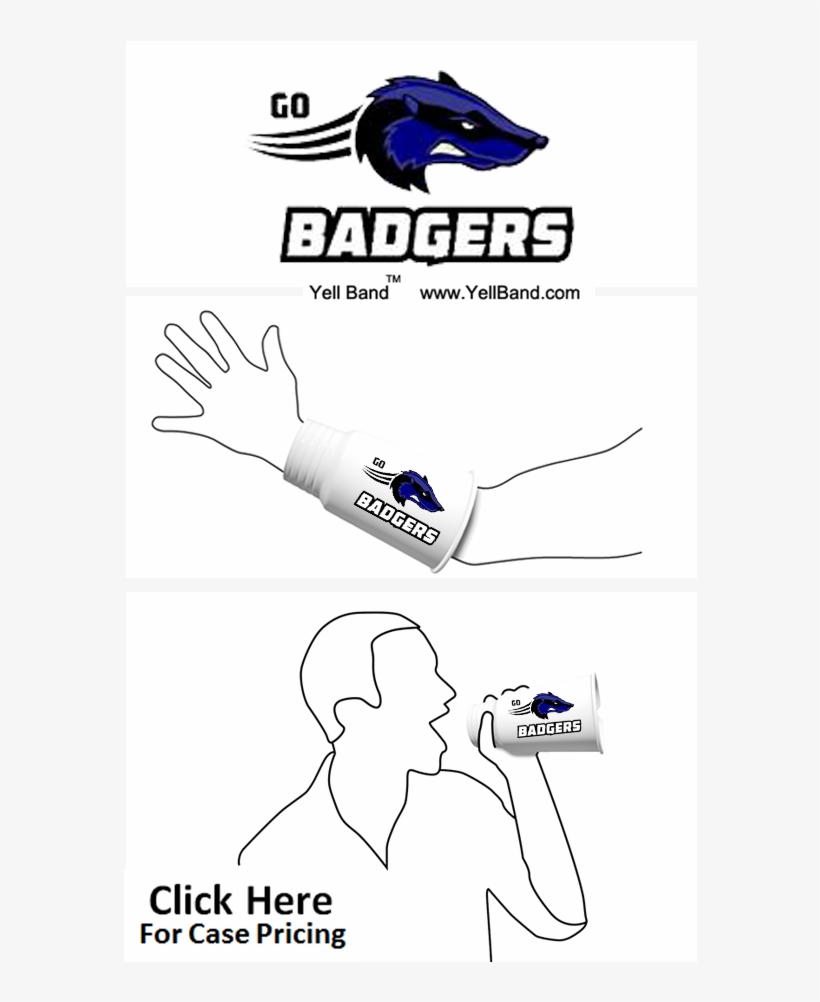 Badgers Blue White Swoosh - 2018, transparent png