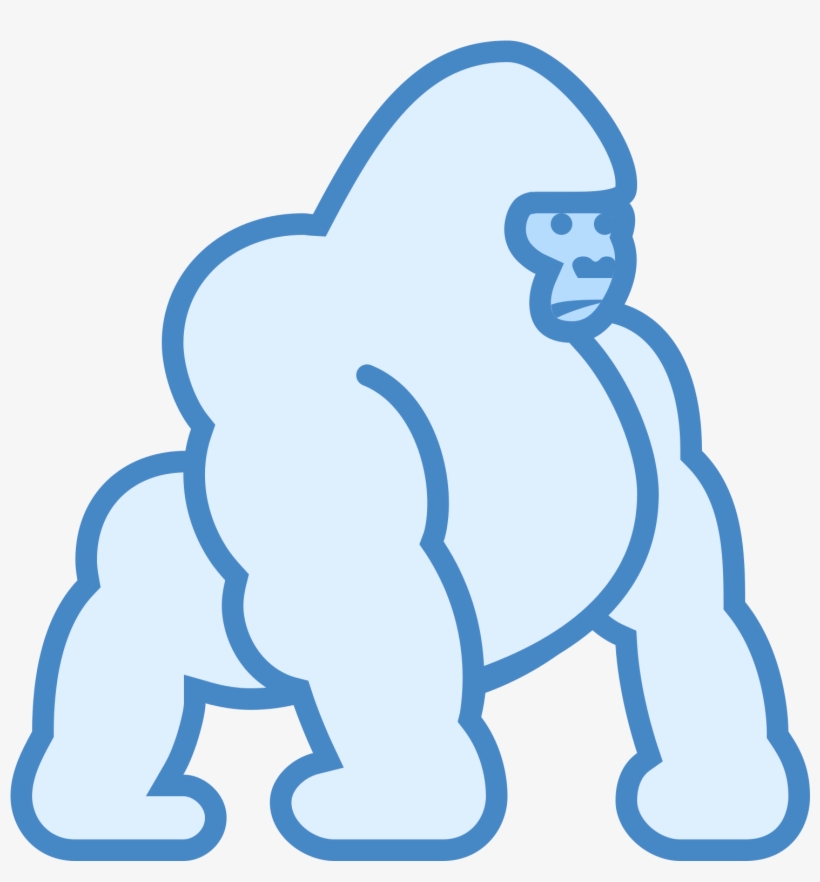 Gorilla Icon - Icon, transparent png