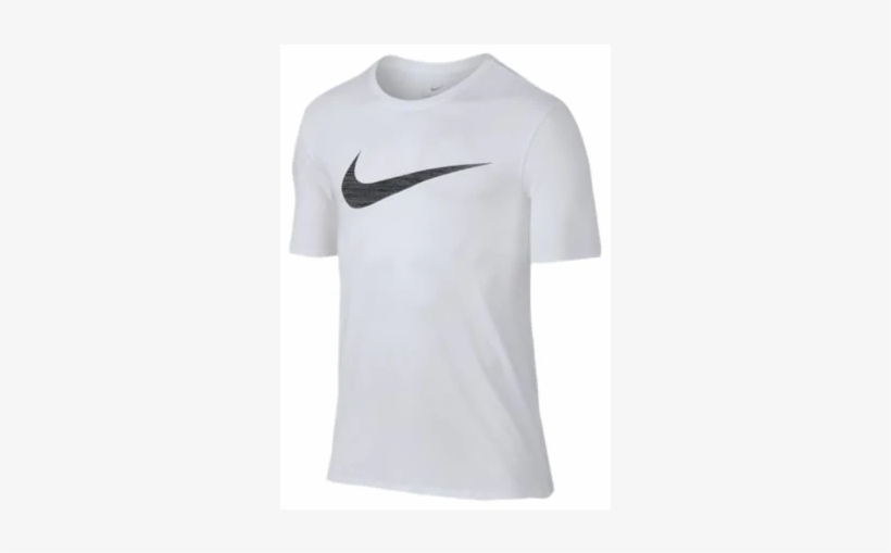 Nike Mens Dry Swoosh Tee Shirt Size Large White 839993-100 - Nike, transparent png