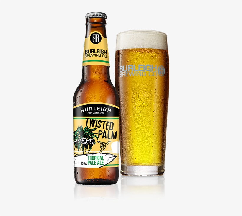 Twisted Palm - Burleigh Brewing Twisted Palm Bottle 330ml, transparent png