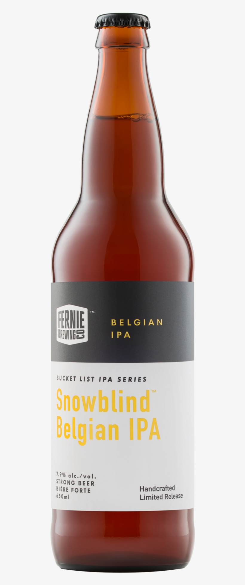 With Opening Day At The Ski Hill Just A Few Days Away, - Fernie Brewing Bottles Png, transparent png