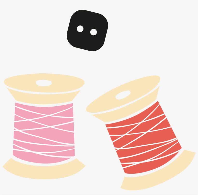 Stitch Clipart Hand Stitching - Sewing Kit Clip Art, transparent png