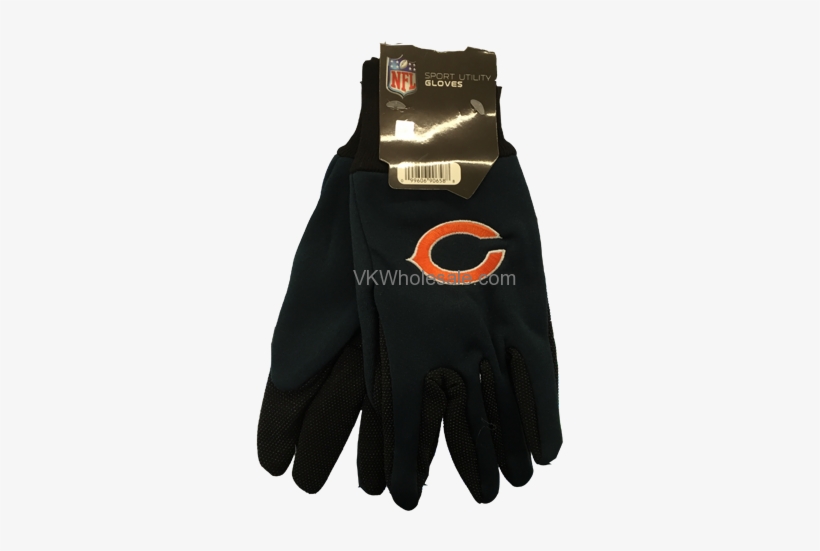 Chicago Bears Nfl Working Gloves Wholesale - Nfl, transparent png