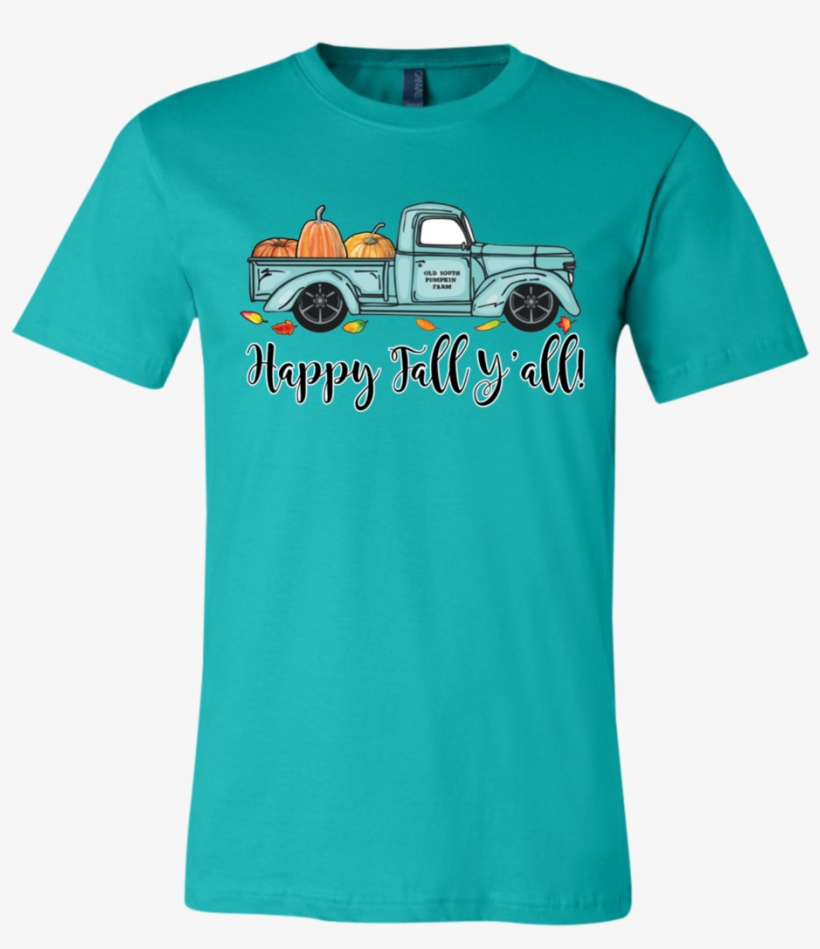 Happy Fall Y'all Pumpkin Farm Truck Tee Shirt - Send Noodz Noodle Shirt, transparent png