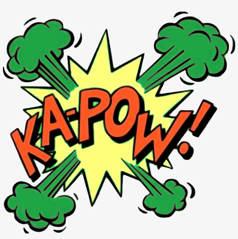 No - Ka Pow Pop Art, transparent png