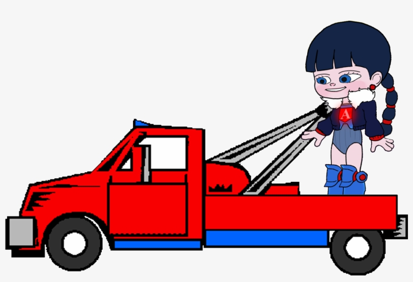 Adorabeezle In A Tow Truck 5 - Cartoon, transparent png