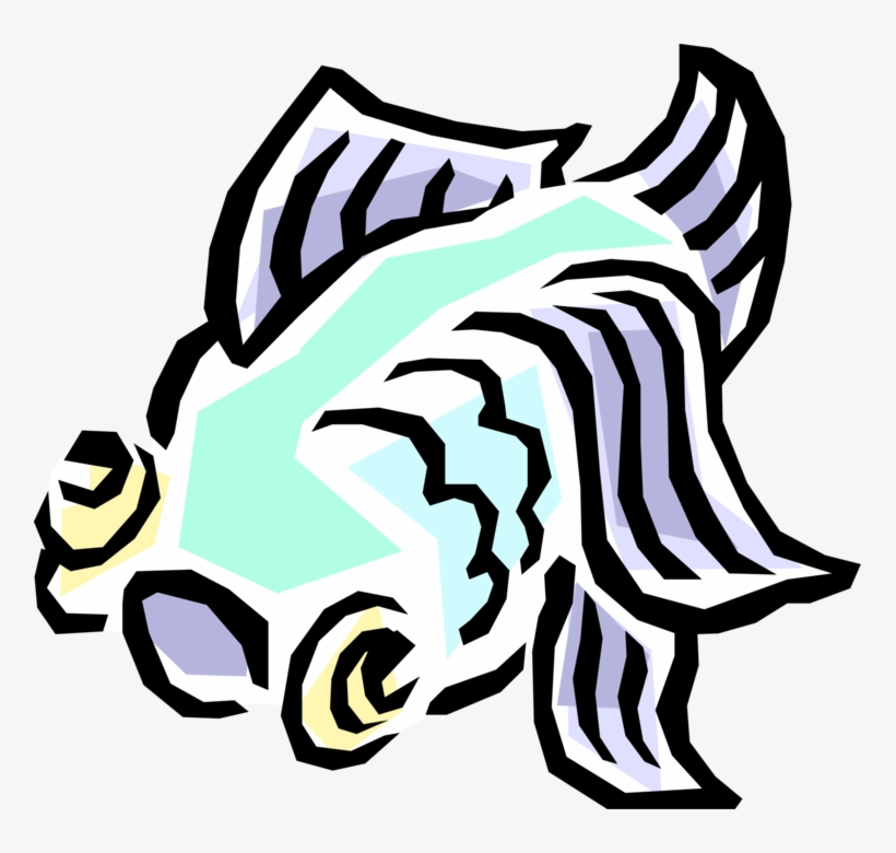 Vector Illustration Of Colorful Tropical Marine Fish, transparent png