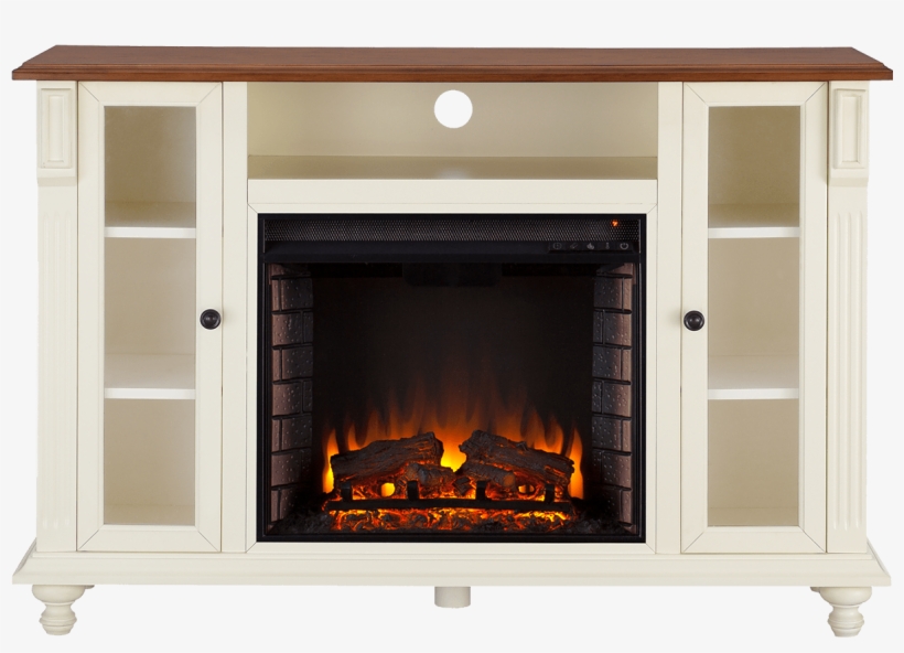 Electric Fireplace Heater Antique Tv Stand Storage, transparent png