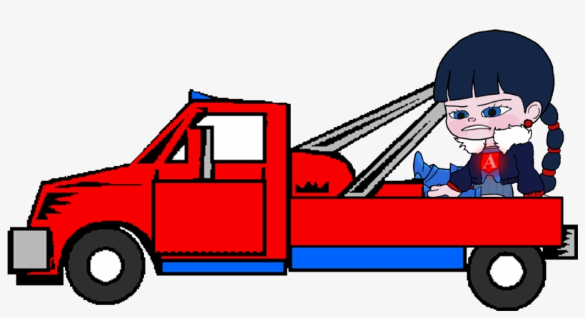 Adorabeezle In A Tow Truck 2 - Cartoon, transparent png