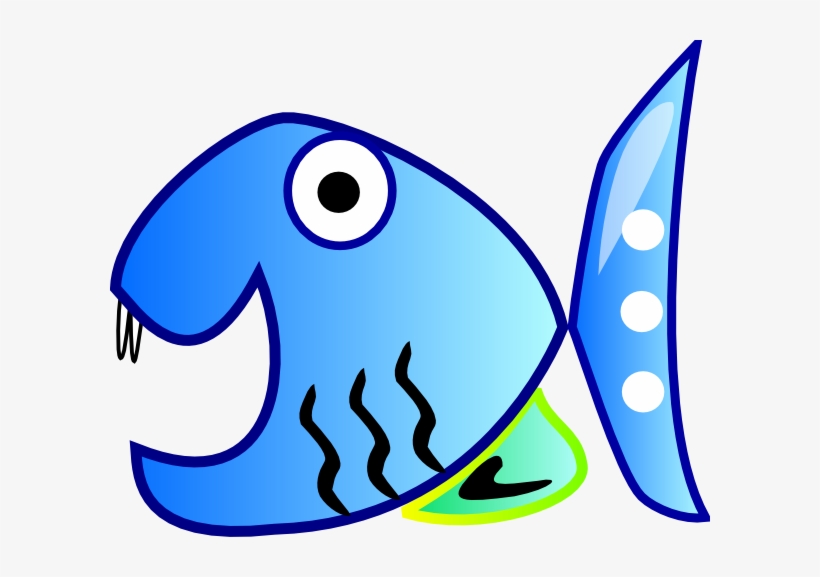 Striped Tropical Fish Vector - Bluefish Clip Art, transparent png