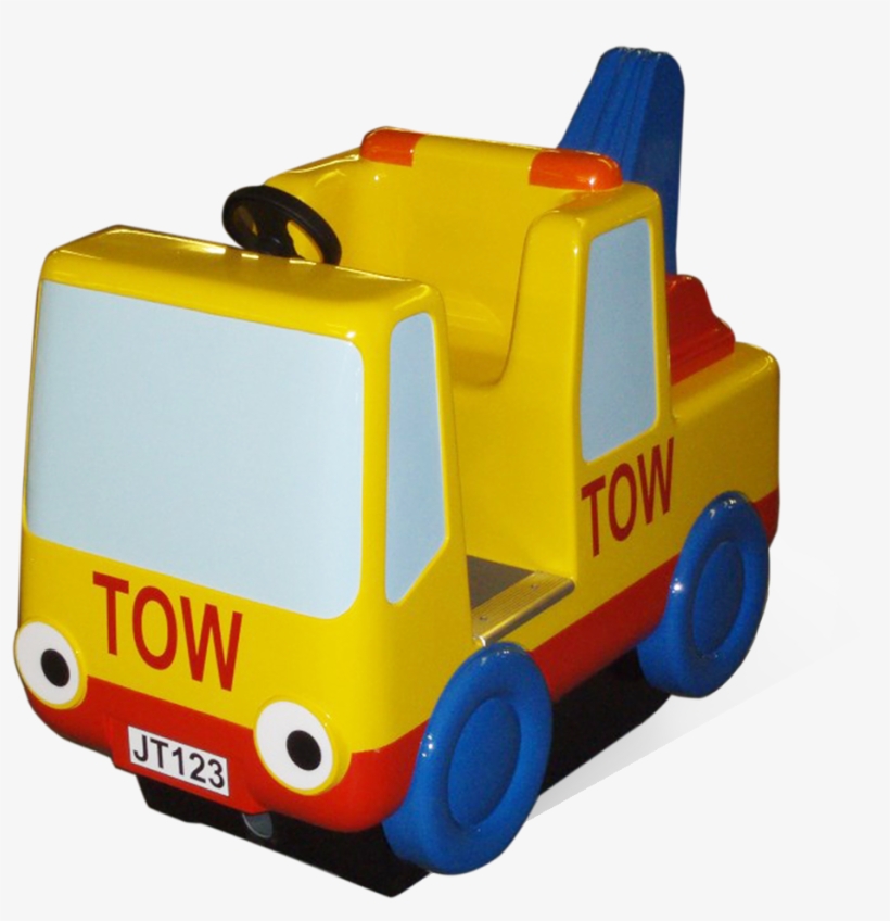 Tow Truck - Jolly Town Tow Truck Kiddi Eride, transparent png