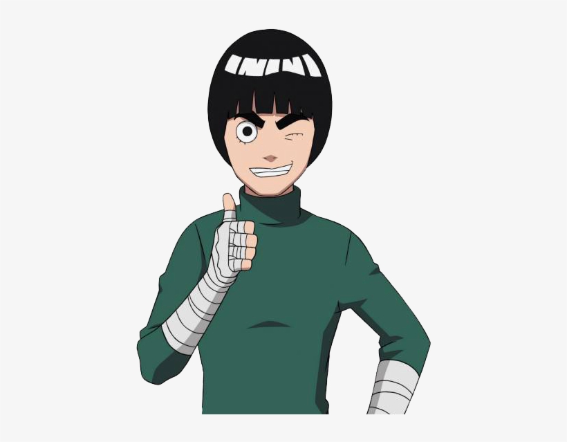Naruto Rock Lee Png Clip Royalty Free - Rock Lee Naruto, transparent png