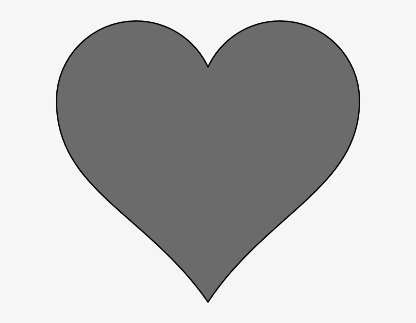 Small - Grey Heart Icon Png, transparent png