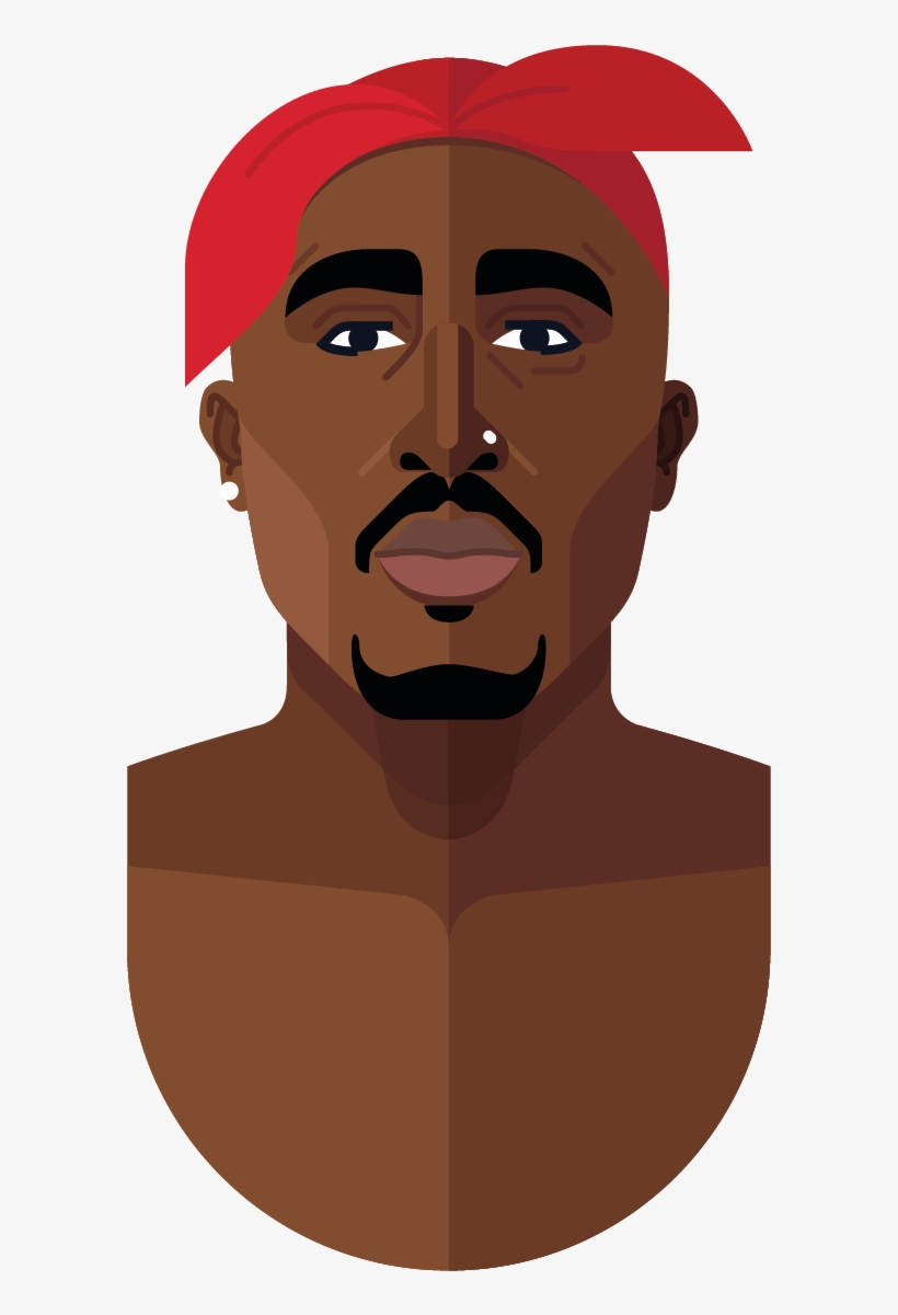 Tupac Poster - Illustration, transparent png