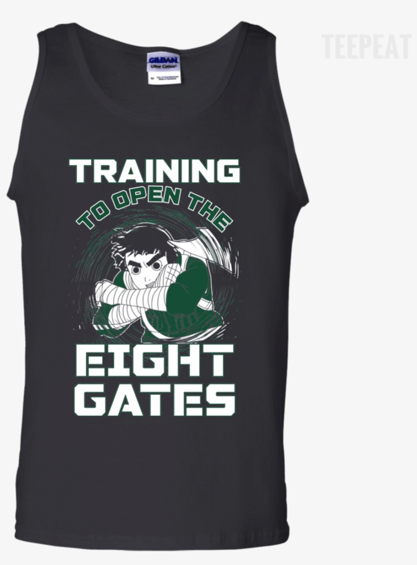 Rock Lee Training Eight Gates Tee Apparel Teepeat - T-shirt, transparent png