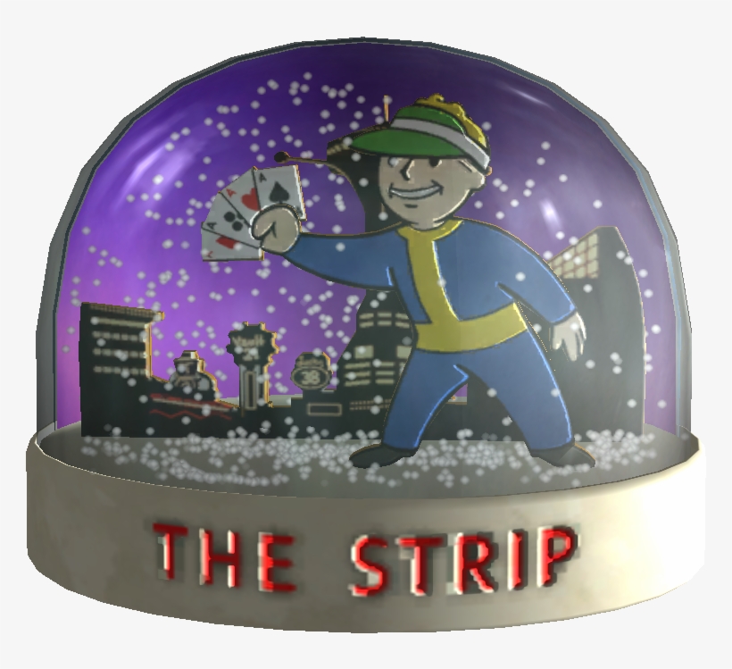 Snow Globe - The Strip - New Vegas Strip Snow Globe, transparent png