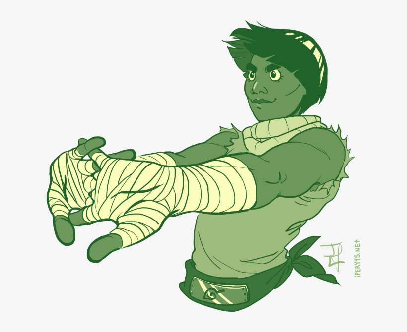 “rock Lee Summer Confusion For Anon - Digital Art, transparent png