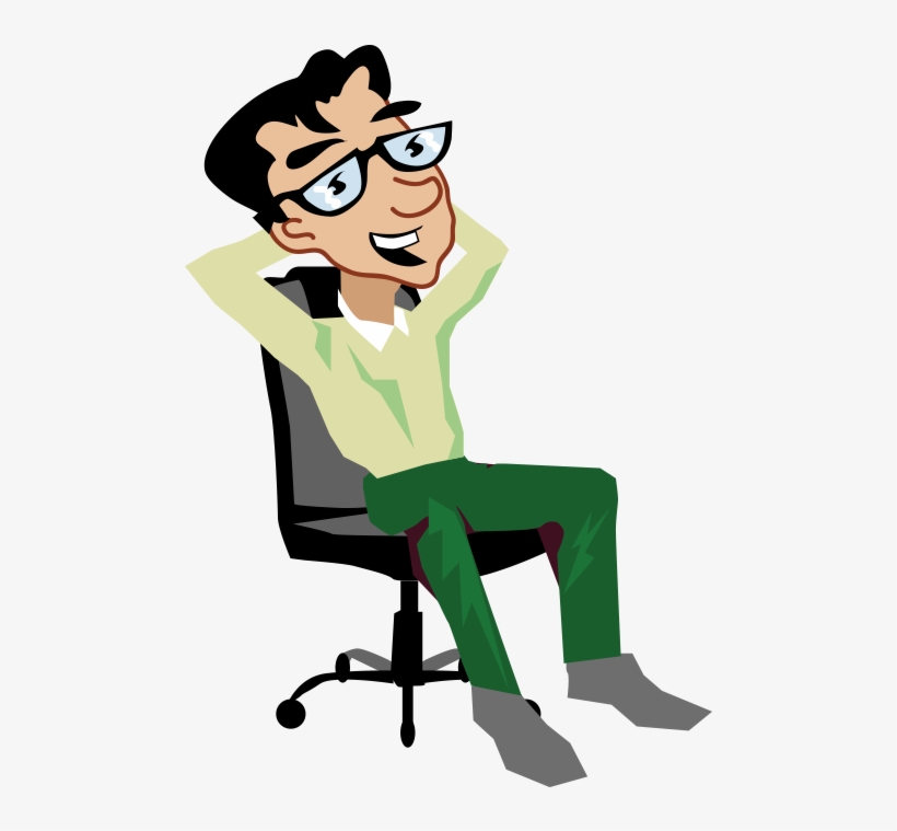 Worker Vector Png - Male Character Office Transparent, transparent png