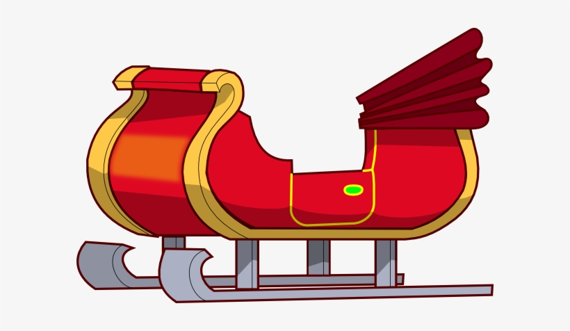 Sleigh Clipart Empty - Sleigh Clipart, transparent png