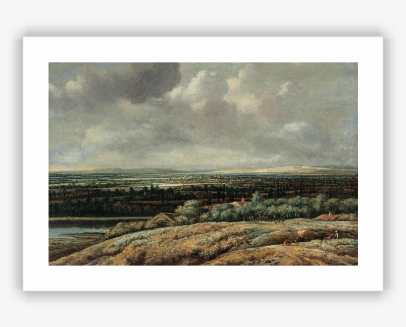 Panoramic Landscape With A City In The Background - Philips Koninck, transparent png