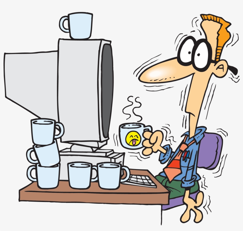 Две Чаши Кафе На Ден Е Причина Инконтиненция На Урината - Office Clipart, transparent png