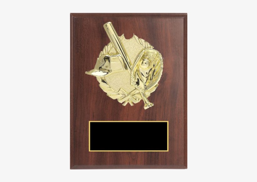 Cherry Finish Plaques W/ Gold Tone Wreath Reliefs, transparent png