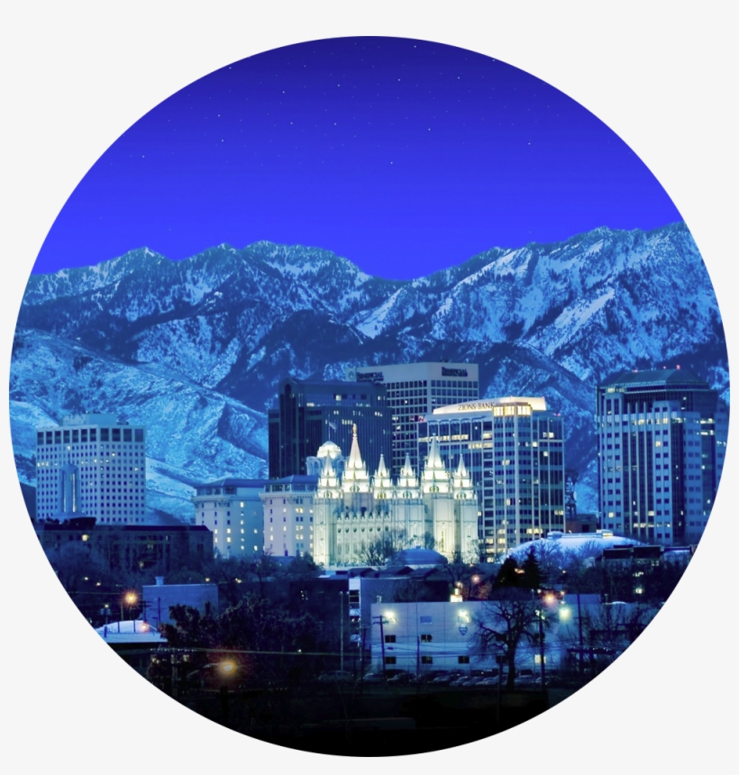 Salt Lake City Night, transparent png
