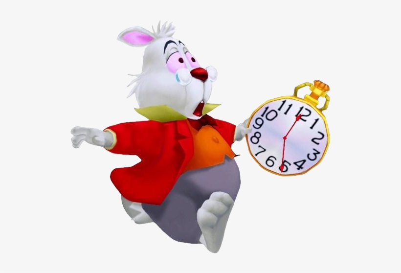 White Rabbit Kh - Kingdom Hearts Characters Wonderland, transparent png