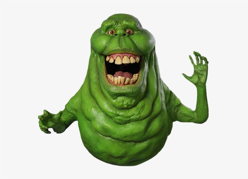 Slimer Hollywood Collectibles Group Lifesize Slimer 11 Statue 570x514 PNG Download PNGkit