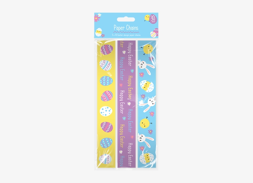 Easter Paper Chains - Banner, transparent png