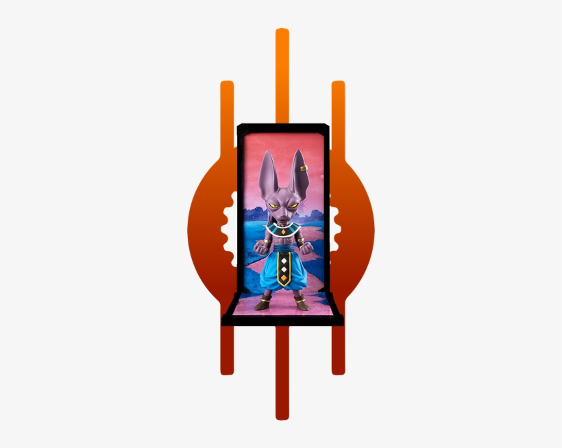 Dragon Ball Z Tamashii Buddies Beerus Figure, transparent png