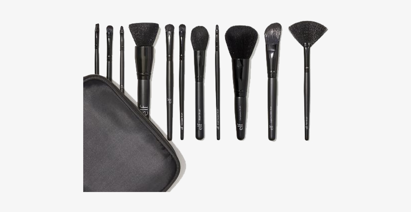 E.l.f. Studio 11-piece Brush Collection Set, transparent png