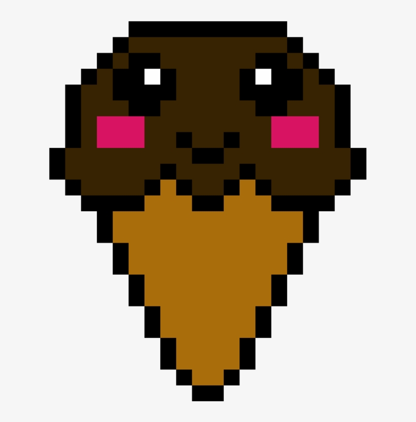Cocolate Ice Cream - Рисуем По Клеточкам Мороженое, transparent png