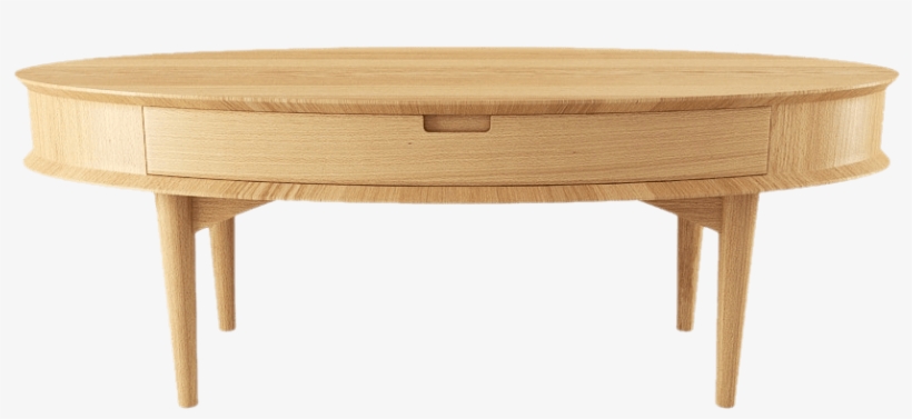 Mia Coffee Table With Drawer - Coffee Table Png, transparent png