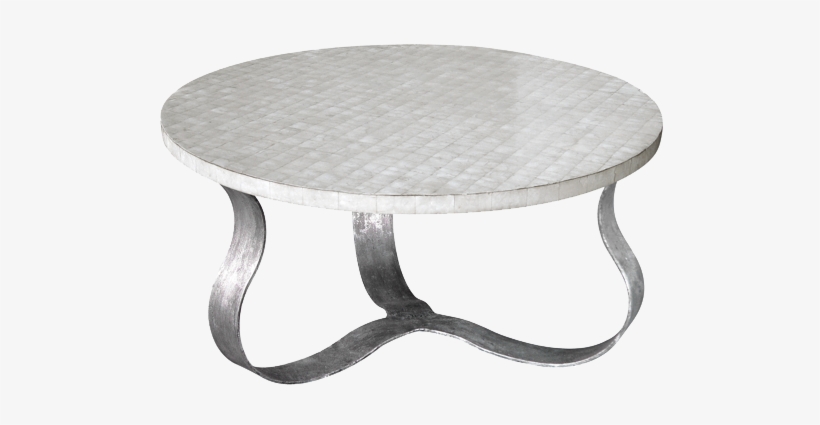 Kathy Kuo Designs Pico Oly White Shell Antique Silver, transparent png
