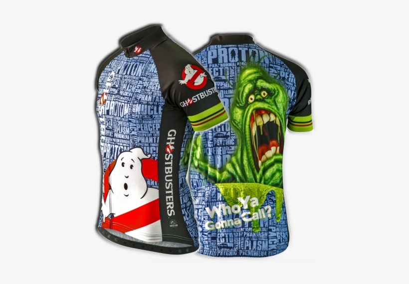 Ghostbusters Slimer Cycling Jersey - Ghostbusters Movie (slime Zone) Poster Print, transparent png